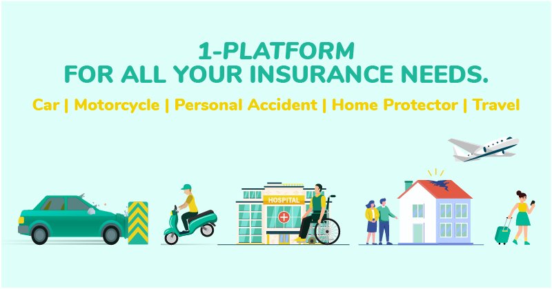 Read more about the article Travel, Car & Motor, Home, Personal Accident insurance – all also got!