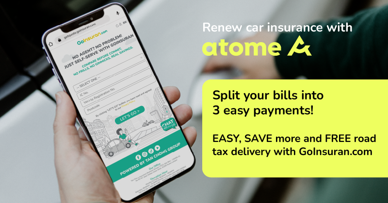 Split payments of your car insurance renewal with Atome 1 blog.1102