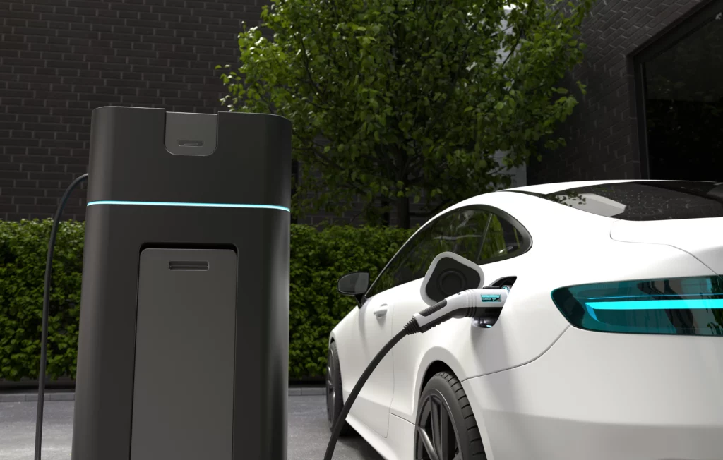 electric car charging home clean energy filling technology